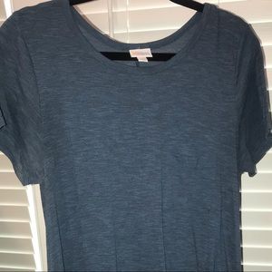 Lularoe Blue Carly Dress Size L